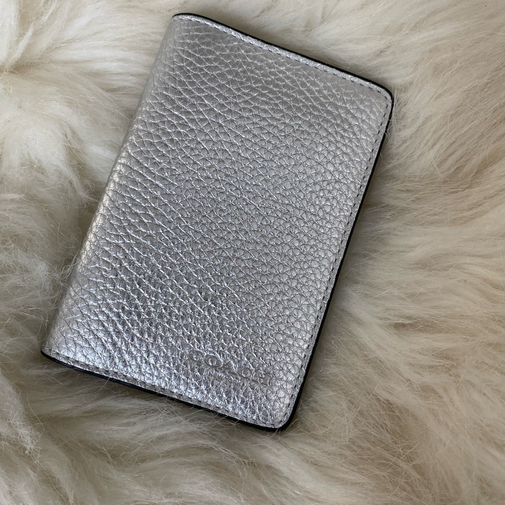 Id Wallet In Silver Metallic